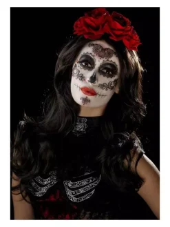 Smiffys Kit De Maquillage Glamour Jour Des Morts -Halloween Soldes Boutique kit de maquillage glamour jour des morts 2