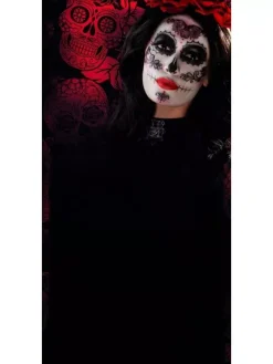 Smiffys Kit De Maquillage Glamour Jour Des Morts -Halloween Soldes Boutique kit de maquillage glamour jour des morts 6