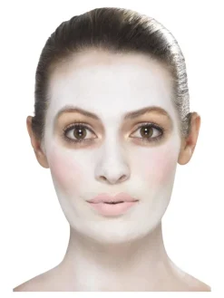 Smiffys Kit De Maquillage Poupée Abîmée, Aqua, Noir, Tatouages, Peinture Pour Visage, Cils, éponge Et Pinceau -Halloween Soldes Boutique kit de maquillage poupee abimee aqua noir tatouages peinture pour visage cils eponge et pinceau 2