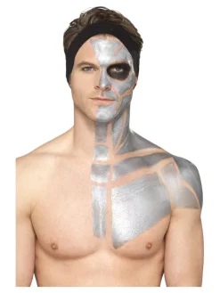 Smiffys Kit Latex Métallique Or Et Argent (1 X29,57 Ml, Maquillage Or Et Argent, 2 éponges) 15 Smiffys Kit Latex Métallique Or Et Argent (1 X29,57 Ml, Maquillage Or Et Argent, 2 éponges) -Halloween Soldes Boutique kit latex metallique or et argent 1 x2957 ml maquillage or et argent 2 eponges 2