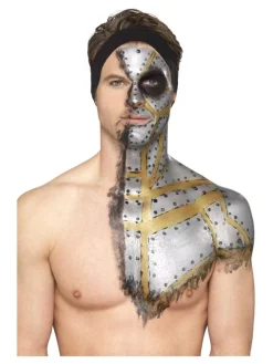 Smiffys Kit Latex Métallique Or Et Argent (1 X29,57 Ml, Maquillage Or Et Argent, 2 éponges) 17 Smiffys Kit Latex Métallique Or Et Argent (1 X29,57 Ml, Maquillage Or Et Argent, 2 éponges) -Halloween Soldes Boutique kit latex metallique or et argent 1 x2957 ml maquillage or et argent 2 eponges 4