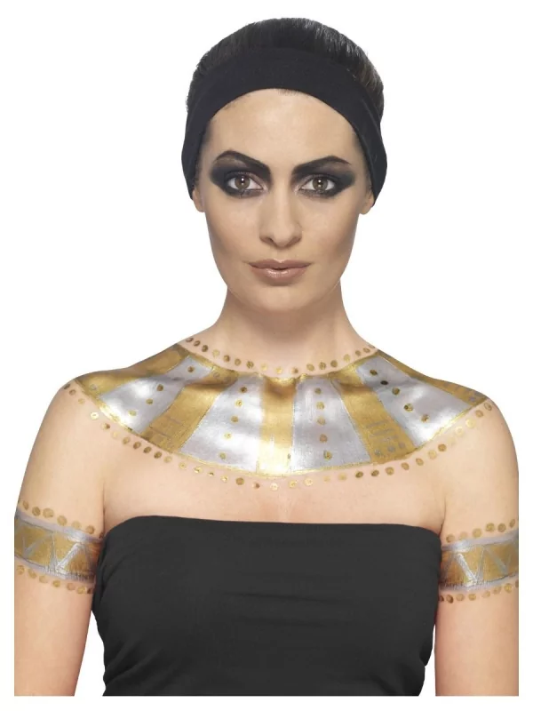 Smiffys Kit Latex Métallique Or Et Argent (1 X29,57 Ml, Maquillage Or Et Argent, 2 éponges) 12 Smiffys Kit Latex Métallique Or Et Argent (1 X29,57 Ml, Maquillage Or Et Argent, 2 éponges) – Image 10