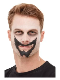 Smiffys Kit Maquillage à L'eau Bouche Coupée (maquillage, Sang, Transferts, éponge Et Applicateur) -Halloween Soldes Boutique kit maquillage a l eau bouche coupee maquillage sang transferts eponge et applicateur 3