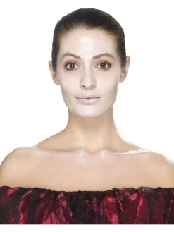 Smiffys Kit Maquillage Jour Des Morts Rouge Et Noir (fard à L'eau Visage, Crayon, Applicateurs) -Halloween Soldes Boutique kit maquillage jour des morts rouge et noir fard a l eau visage crayon applicateurs 5