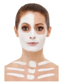 Smiffys Kit Maquillage Squelette, Aqua, Noir Et Blanc (Maquillage, Crayon, Sang Et éponge) 11 Smiffys Kit Maquillage Squelette, Aqua, Noir Et Blanc (Maquillage, Crayon, Sang Et éponge) -Halloween Soldes Boutique kit maquillage squelette aqua noir et blanc maquillage crayon sang et eponge 4