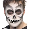 Smiffys Kit Maquillage Squelette (peinture Du Visage, Crayon Noir Et éponge) -Halloween Soldes Boutique kit maquillage squelette peinture du visage crayon noir et eponge