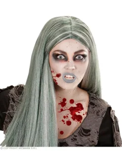 WIDMANN Kit Maquillage Zombie (latex, Sang, Crayons Gris Et Noir, Fards, Applicateurs) -Halloween Soldes Boutique kit maquillage zombie latex sang crayons gris et noir fards applicateurs 2