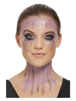 Maquillage Effets Spéciaux Smiffys, Kit Diseuse De Bonne Aventure, Aqua, Avec Des Pierres Précieuses, Des Paillettes, Des Bijoux -Halloween Soldes Boutique maquillage effets speciaux smiffys kit diseuse de bonne aventure aqua avec des pierres precieuses des paillettes des bijoux 3