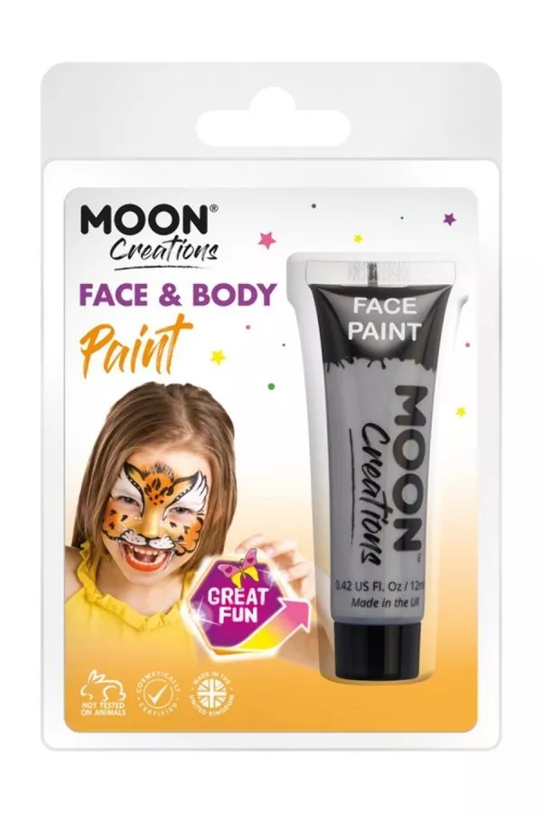 Smiffys Maquillage Moon Créations, Visage Corps, Gris 12ml 3 Smiffys Maquillage Moon Créations, Visage Corps, Gris 12ml