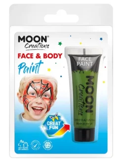 Smiffys Maquillage Moon Créations, Visage Corps, Vert Foncé,12ml -Halloween Soldes Boutique maquillage moon creations visage corps vert fonce12ml 1