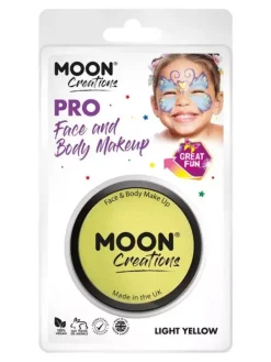 Smiffys Maquillage Pro Visage Jaune - Cosmic Moon -Halloween Soldes Boutique maquillage pro visage jaune cosmic moon 2