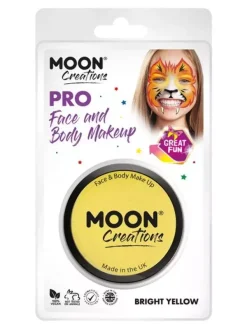 Smiffys Maquillage Pro Visage Jaune - Cosmic Moon -Halloween Soldes Boutique maquillage pro visage jaune cosmic moon 3