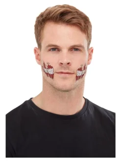 Smiffys Maquillage Zombie (transfert Bouche, Maquillage Vert, Crayon, Faux Sang Et éponge) -Halloween Soldes Boutique maquillage zombie transfert bouche maquillage vert crayon faux sang et eponge 3