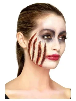 Smiffys Masque Latex Entailles -Halloween Soldes Boutique masque latex entailles 4