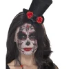 Smiffys Mini Chapeau Jour Des Morts -Halloween Soldes Boutique mini chapeau jour des morts
