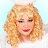 WIDMANN Perruque Ange Blonde Avec Des Boucles -Halloween Soldes Boutique perruque ange blonde avec des boucles
