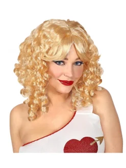 WIDMANN Perruque Ange Blonde Avec Des Boucles 8 WIDMANN Perruque Ange Blonde Avec Des Boucles -Halloween Soldes Boutique perruque ange blonde avec des boucles 2