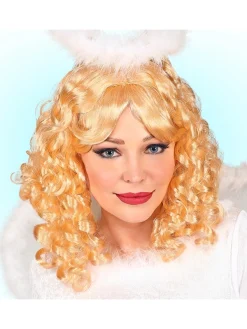 WIDMANN Perruque Ange Blonde Avec Des Boucles