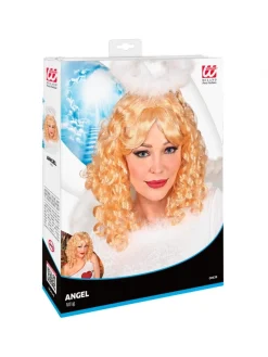 WIDMANN Perruque Ange Blonde Avec Des Boucles 9 WIDMANN Perruque Ange Blonde Avec Des Boucles -Halloween Soldes Boutique perruque ange blonde avec des boucles 3