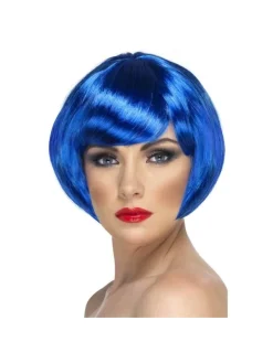 Smiffys Perruque Babe Bleu