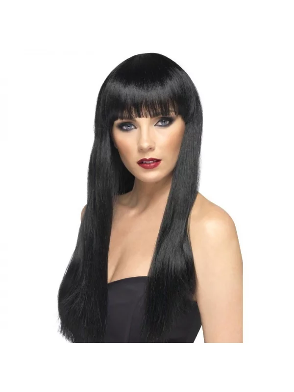 Smiffys Perruque Beauté Noire Femme 3 Smiffys Perruque Beauté Noire Femme