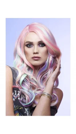 Smiffys Perruque Femme Licorne Manic Panic (Pastel)