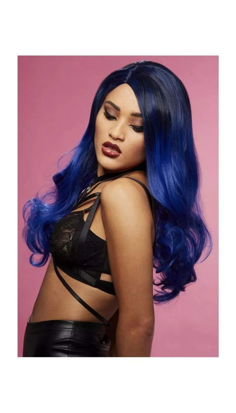 Smiffys Perruque Femme Manic Panic (Bleu De Minuit) 3 Smiffys Perruque Femme Manic Panic (Bleu De Minuit)