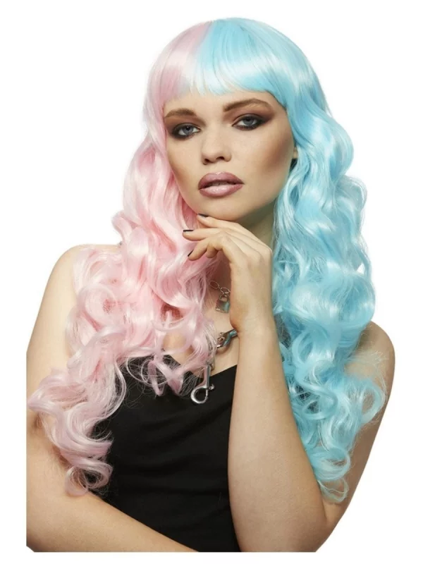 Smiffys Perruque Femme Manic Panic (Rose Et Bleue Pastel) 5 Smiffys Perruque Femme Manic Panic (Rose Et Bleue Pastel) – Image 3