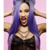 Smiffys Perruque Femme Manic Panic (Violet) -Halloween Soldes Boutique perruque femme manic panic violet