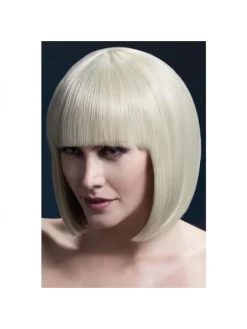 Smiffys Perruque Fever Elise Sexy 33 Cm, Blonde