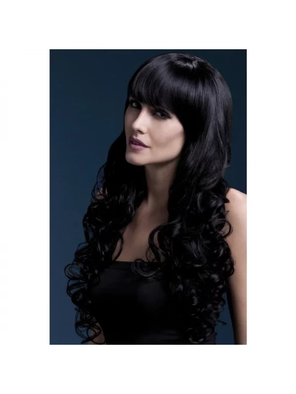 Smiffys Perruque Fever Isabelle Sexy 66 Cm, Noire 3 Smiffys Perruque Fever Isabelle Sexy 66 Cm, Noire
