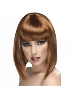 Smiffys Perruque Glamour Châtain