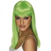 Smiffys Perruque Glamoura Vert Fluo -Halloween Soldes Boutique perruque glamoura vert fluo