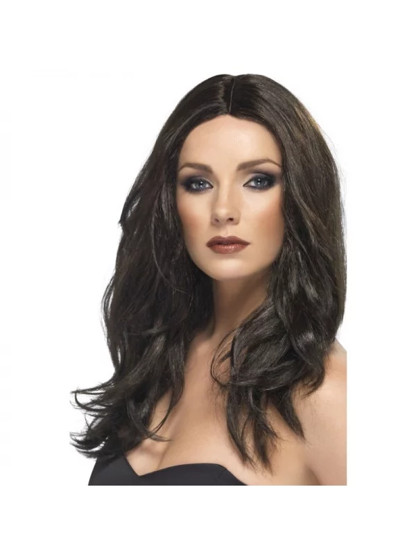 Smiffys Perruque Superstar Brune 3 Smiffys Perruque Superstar Brune
