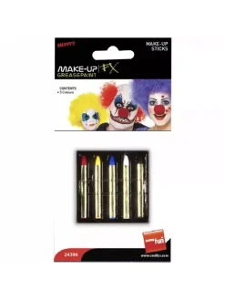 Smiffys Pochette De 5 Crayons Maquillage