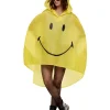 Smiffys Poncho SMILEY© Jaune Et Noir Taille Unique -Halloween Soldes Boutique poncho smiley jaune et noir taille unique
