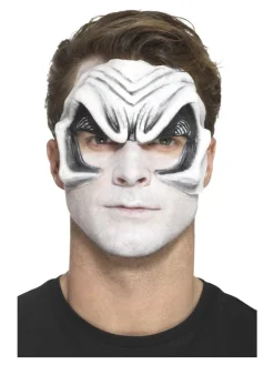 Smiffys Prothèse En Mousse Latex, Tête De Vampire, Blanc, Avec Adhésif -Halloween Soldes Boutique prothese en mousse latex tete de vampire blanc avec adhesif 2