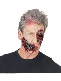 WIDMANN Prothèse Latex - Mâchoire De Zombie Avec Dents Apparentes -Halloween Soldes Boutique prothese latex machoire de zombie avec dents apparentes 2