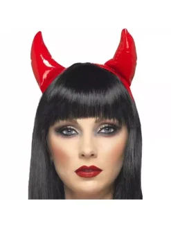 Smiffys Serre Tête Cornes De Diable Rouge