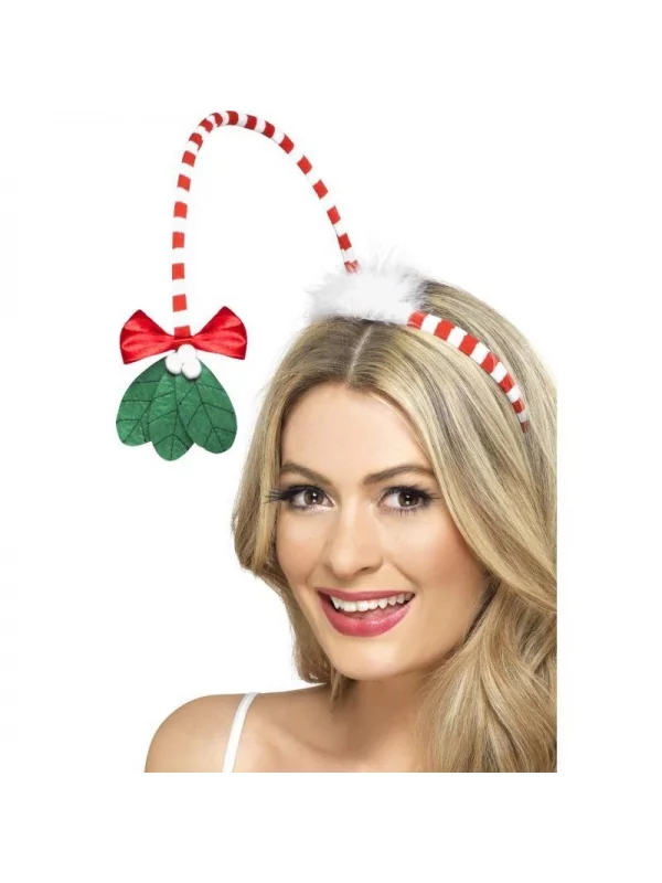 Smiffys Serre-tête Gui Porte-bonheur 3 Smiffys Serre-tête Gui Porte-bonheur