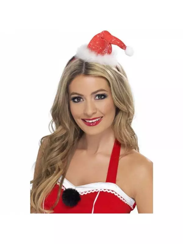 Smiffys Serre-tête Mini Chapeau Noël Scintillant 4 Smiffys Serre-tête Mini Chapeau Noël Scintillant – Image 2