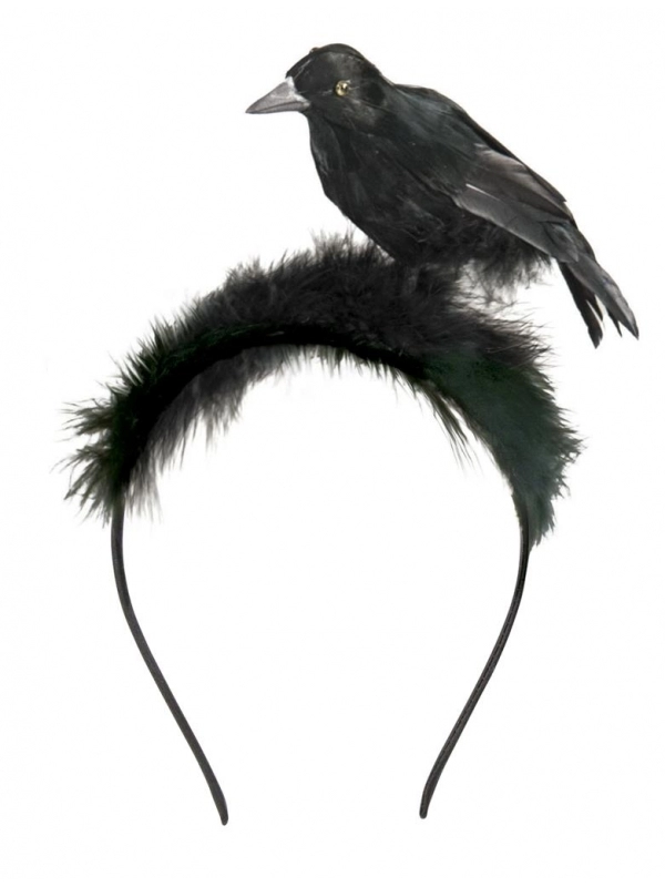 Serre-tête Sorcière Avec Corbeau 4 Serre-tête Sorcière Avec Corbeau – Image 2