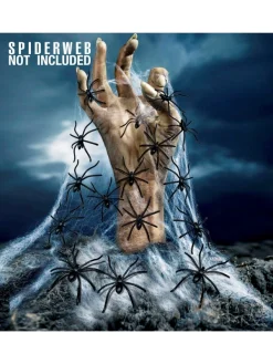 WIDMANN Set 50 Araignées Noires - Déco Halloween