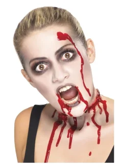 Smiffys Set Maquillage Zombie Sanglant (maquillage, Faux Sang, éponge) -Halloween Soldes Boutique set maquillage zombie sanglant maquillage faux sang eponge 2