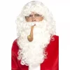 Smiffys Set Père Noël (Perruque + Barbe + Lunettes + Pipe) 2 Smiffys Set Père Noël (Perruque + Barbe + Lunettes + Pipe) -Halloween Soldes Boutique set pere noel perruque barbe lunettes pipe