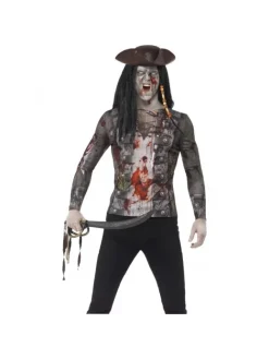 Smiffys Tee-shirt Zombie Pirate