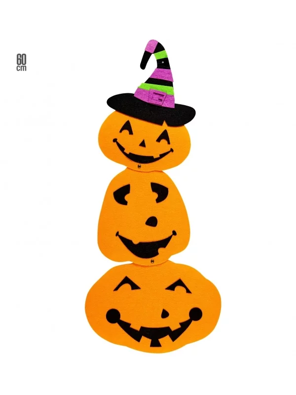 WIDMANN Trio De Citrouilles Pour Halloween - 60 Cm 4 WIDMANN Trio De Citrouilles Pour Halloween - 60 Cm – Image 2