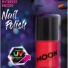 Smiffys Vernis à Ongles UV Néon Rouge Intense - Cosmic Moon -Halloween Soldes Boutique vernis a ongles uv neon rouge intense cosmic moon